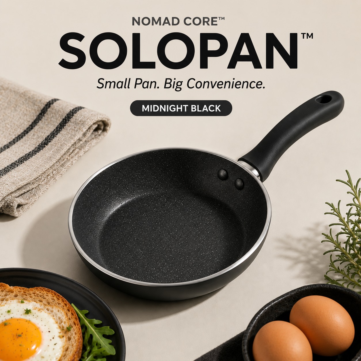 SOLOPAN™ Personal Ceramic Breakfast Skillet