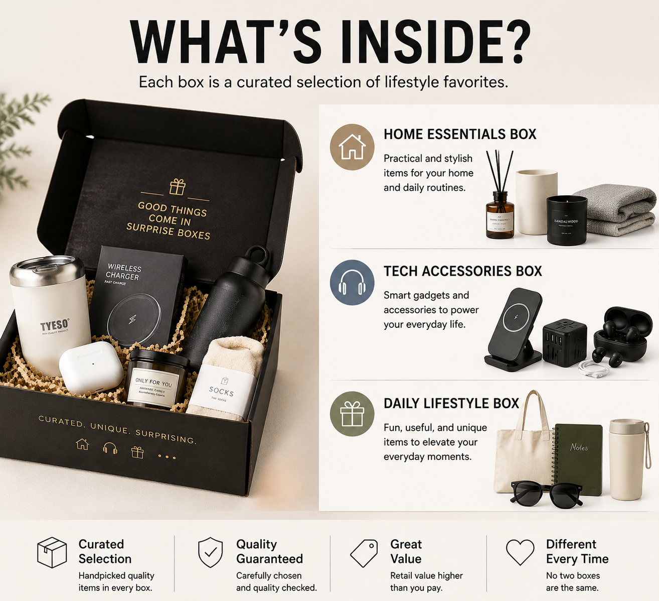 Mystery Select Box – Curated Lifestyle Edition